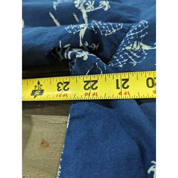 Kahala Hawaiian Aloha Rare Design Blue/White Short Sleeve Shirt Mens Size Large - Picture 7 of 9